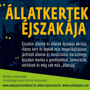 Állatkertek éjszakája 2013 - Augusztus végén!