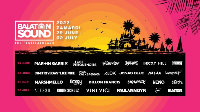 Balaton Sound 2022 - Jegyek és fellépők itt!