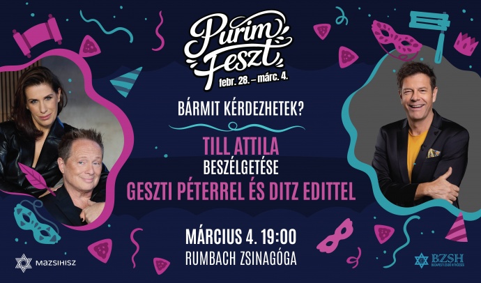 Bármit kérdezhetek? – Till Attila beszélget Geszti Péterrel és Ditz Edittel - Jegyek itt!