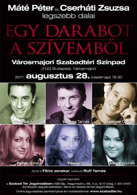 Cserháti Zsuzsa és Máté Péter emlékkoncert Budapesten! Jegyek itt!