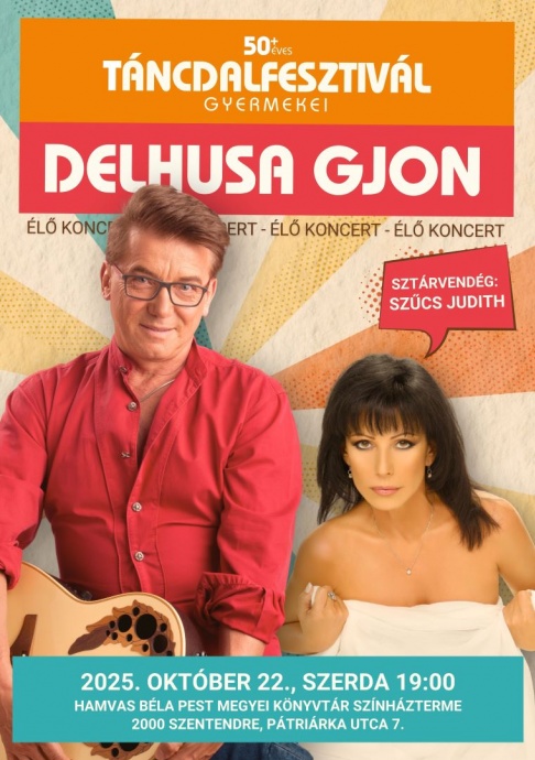 Delhusa Gjon koncert Szentendrén - Jegyek itt!