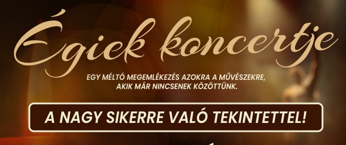 Égiek koncertje 2024-ben Győrben, Szegeden és Pécsen - Jegyek és fellépők itt!