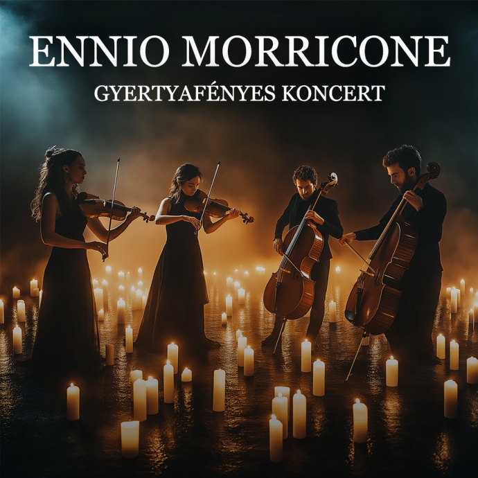 Ennio Morricone gyertyafényes filmzene koncert Budapesten az Eiffel Műhelyházban - Jegyek itt!