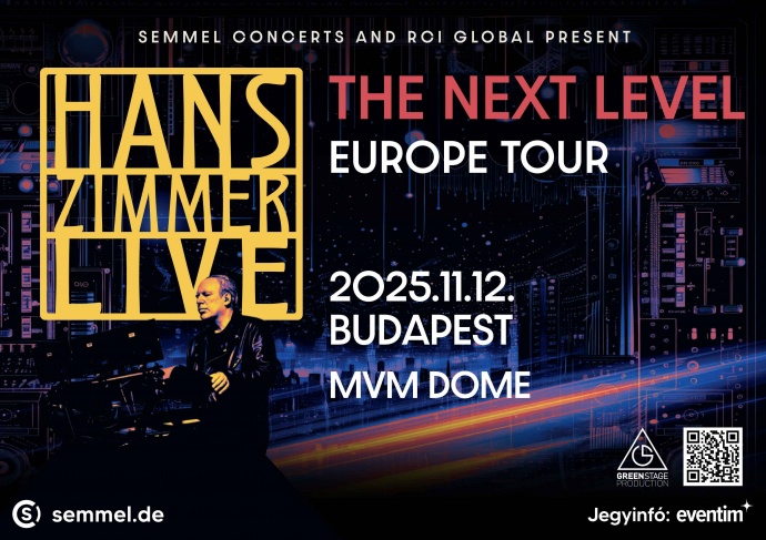Hans Zimmer koncert 2025-ben újra Budapesten! Jegyek itt!