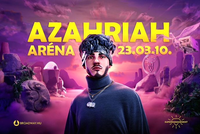 INGYEN megnézhető Azahriah Aréna koncertje! Részletek itt!