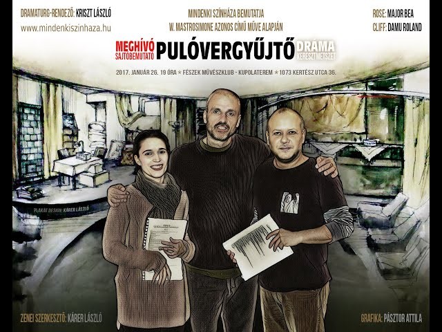 Ingyen színház - A pulovergyűjtő - Major Bea és Damu Roland főszereplésével - Videó itt!