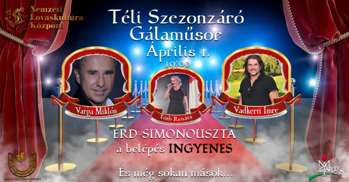 INGYENES musical-operett gála lesz a hétvégén!