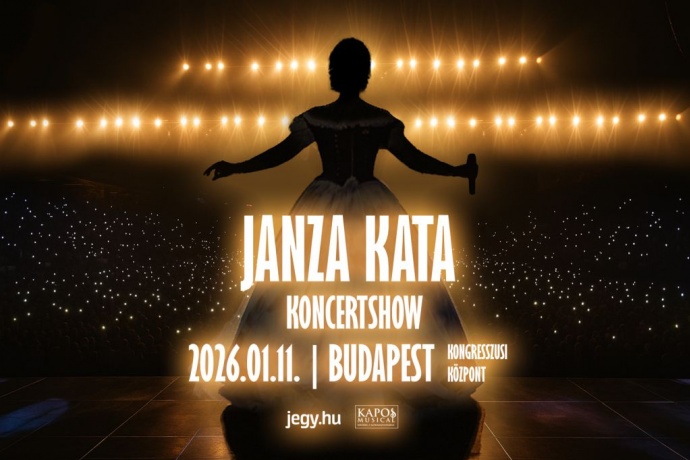 Janza Kata koncert 2026-ban a Budapest Kongresszusi Központban - Jegyek itt!