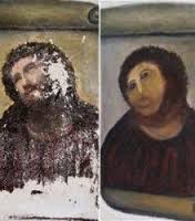 Kiállítást nyit a majom arcú Jézus restaurátora!