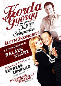 Korda György életmű koncert Győrben Jegyek itt!