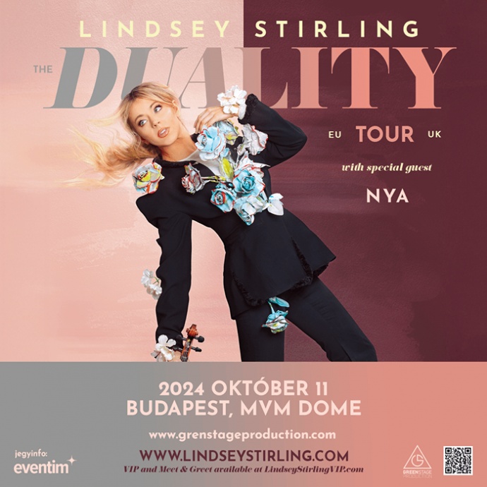 Lindsey Stirling koncert 2024-ben Budapesten! Jegyek itt!