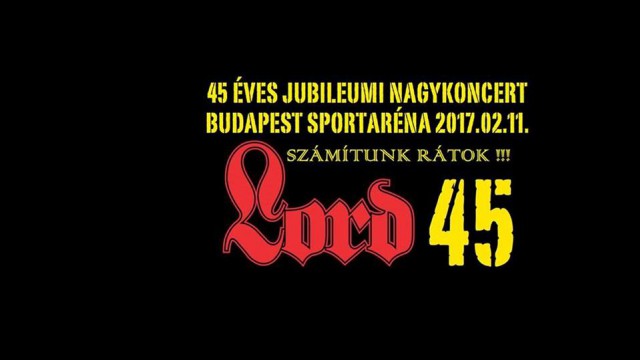 Lord koncert 2017-ben az Arénában - Jegyek itt!