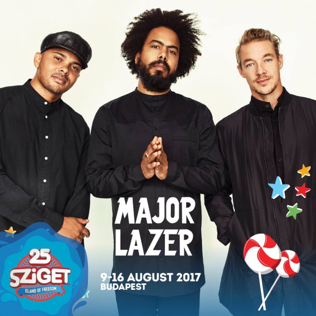 Major Lazer koncert 2017-ben a Sziget Fesztiválon - Jegyek itt!