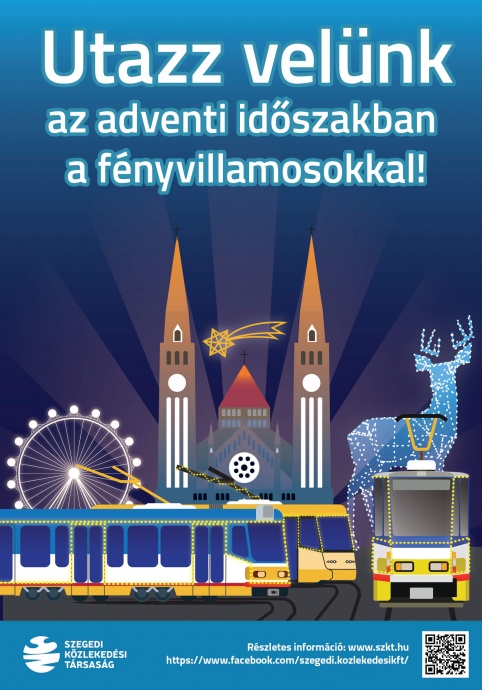Megvan a Szegedi Fényvillamosok 2025-ös menetrendje!