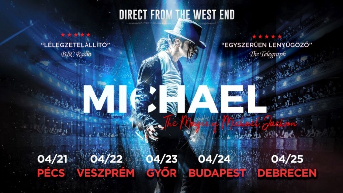 Michael Jakson koncert show 2027-ben Győrben - Jegyek itt!