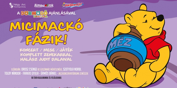 Micimackó fázik koncert Halász Judit dalaival Veresegyházon - Jegyek itt!