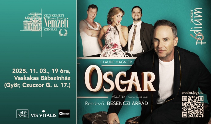 Oscar Győrben a Vaskakas ábszínházban - Jegyek itt!