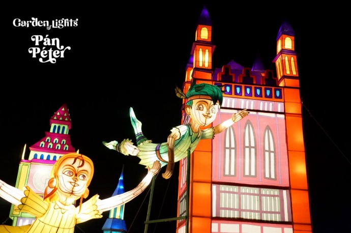 Pán Péter világával vár a Garden of Lights Fénykert 2025-ben Budapesten - Jegyek itt!