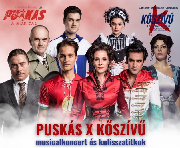 Puskás x Kőszívű musicalkoncert és kulisszatitkok Nyíregyházán a Rózsakert Szabadtérin - Jegyek itt!
