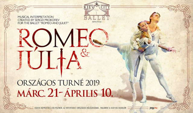 Rómeó és Júlia a Kijevi Balettel 2019-ben Egerben - Jegyek itt!
