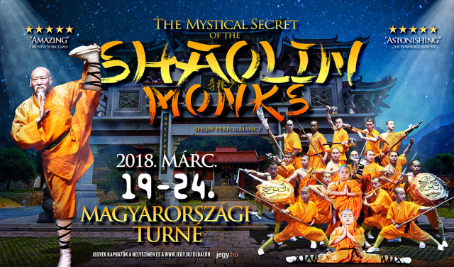 Shaolin Monks kungfu show Győrben - Jegyek a 2018-as showra itt!