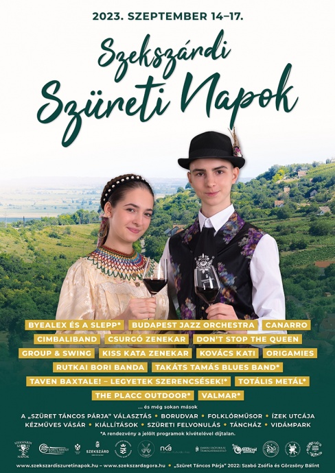 Szekszárdi Szüreti Napok 2023 - Program és jegyek itt!
