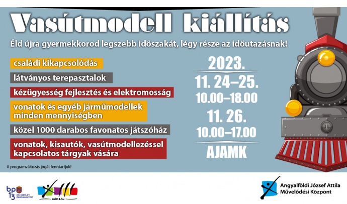 Vasútmodell kiállítás és játszóház Budapesten - Jegyek itt!