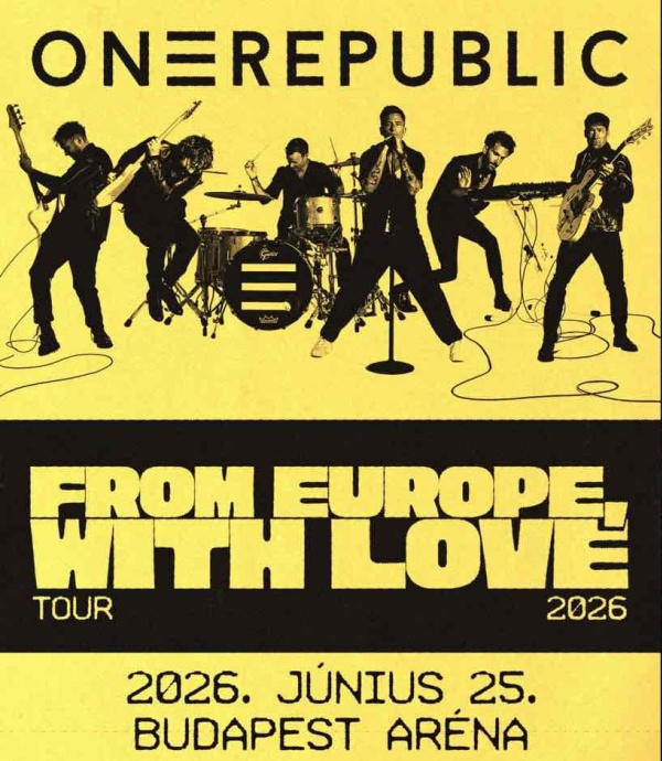 VIP jegyek is kaphatóak a One Republic budapesti koncertjére!